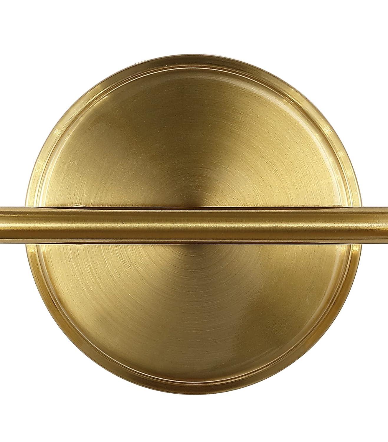 10.75" 2-Light Bolha Minimalist Bubble Acrylic/Iron Wall Sconce Light Brass/Gold - JONATHAN Y: ETL Listed, Modern Vanity Fixture