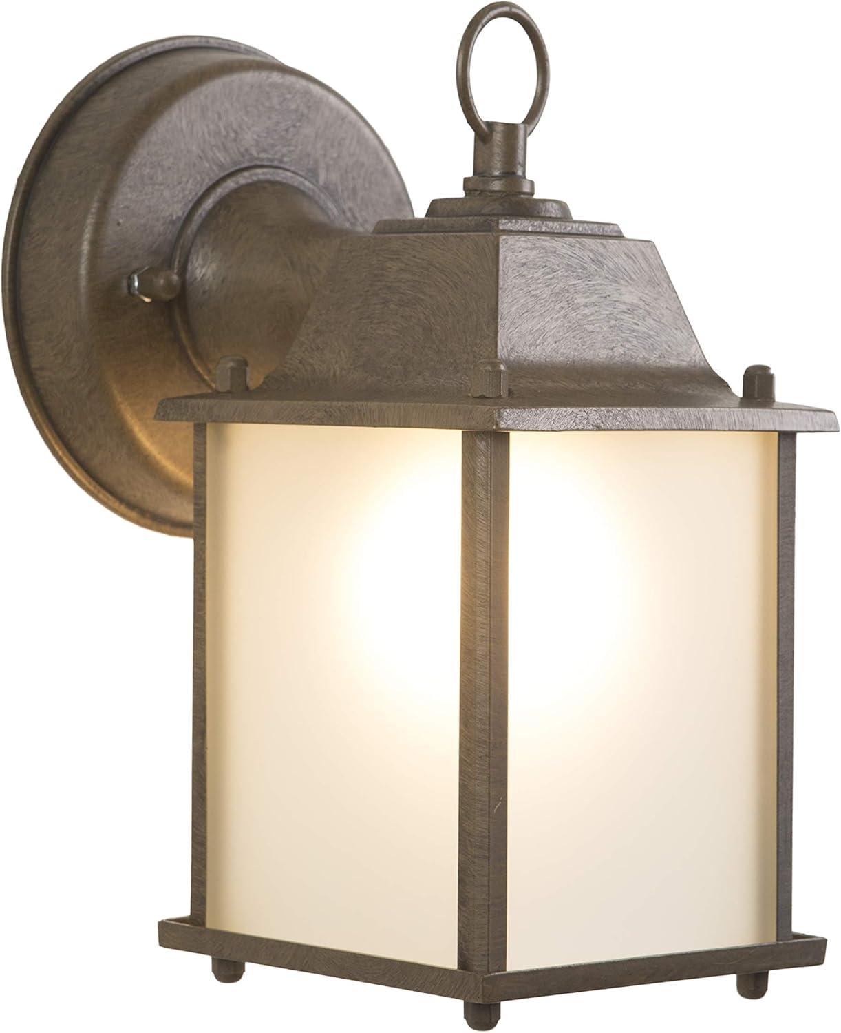 Yosemite Home Decor 5008IBR Tara Collection Incandescent Exterior Sconce, 4.5-Inch, Brown Frame