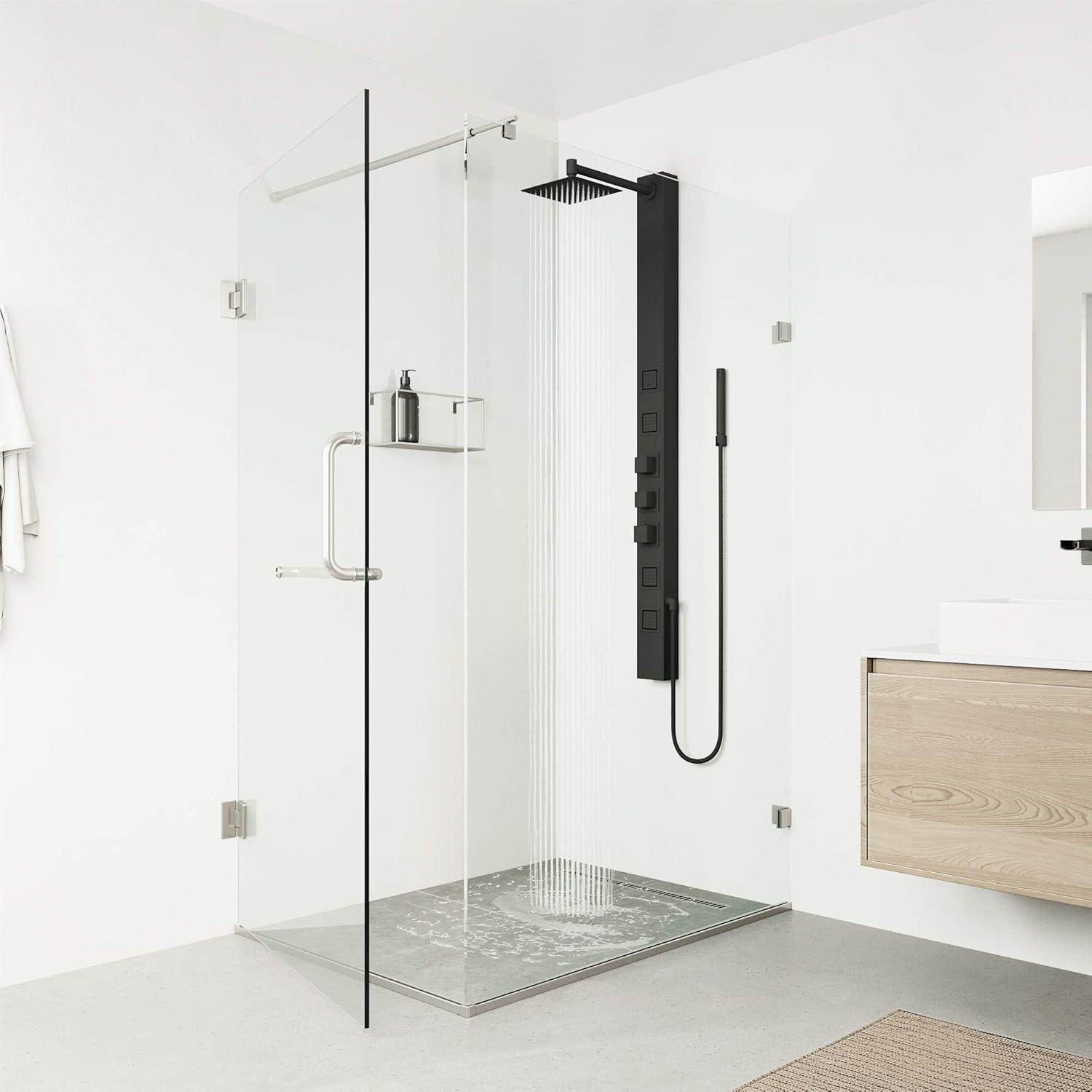 Sutton 58" H X 4" W EZDivert™ 4-Jet Shower System with Hand Shower Wand and Adjustable Shower Head