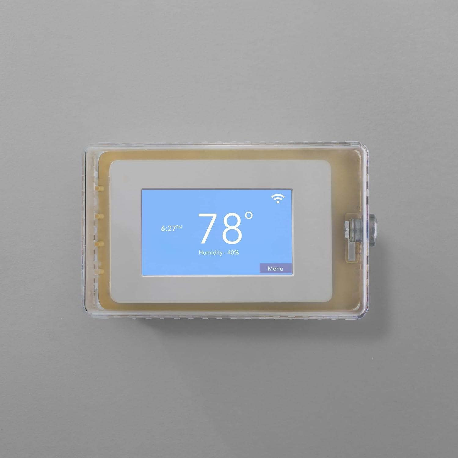 BISupply AC Thermostat Cover with Lock M 1pk - Wall AC Panel Lock Box with Key