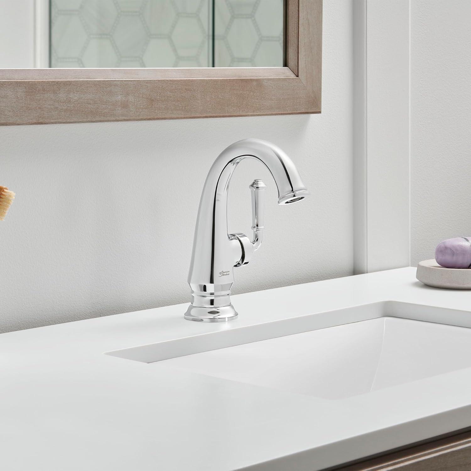 Delancey Single-Hole Single-handle Bathroom Faucet with Drain Assembly