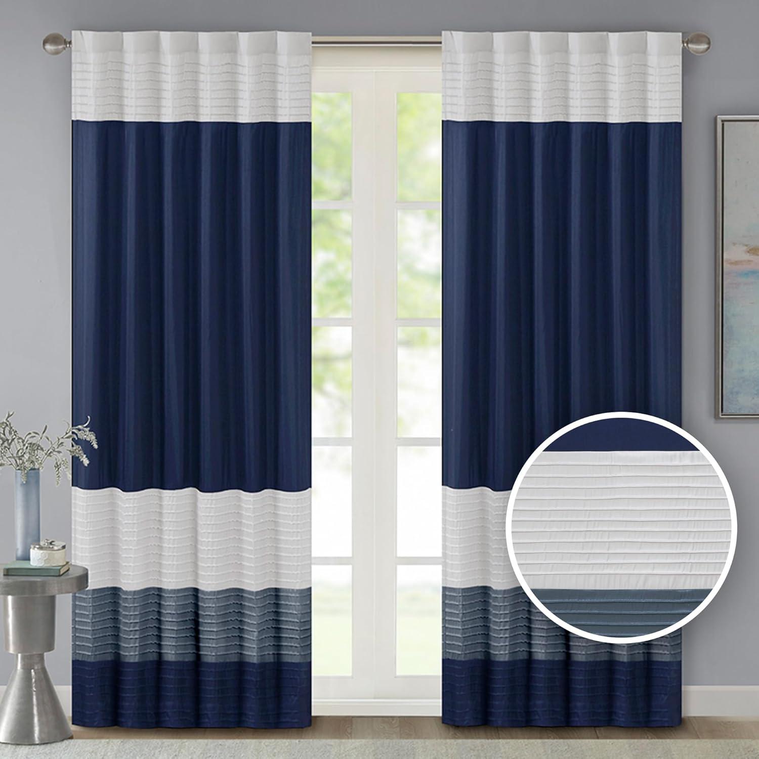 Amherst Polyoni Pintuck Curtain Panel