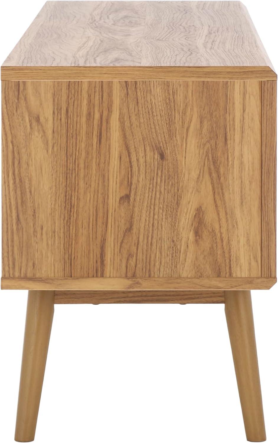 Aphra 2 Door 2 Shelf Media Stand - MED9624 - Oak - Safavieh