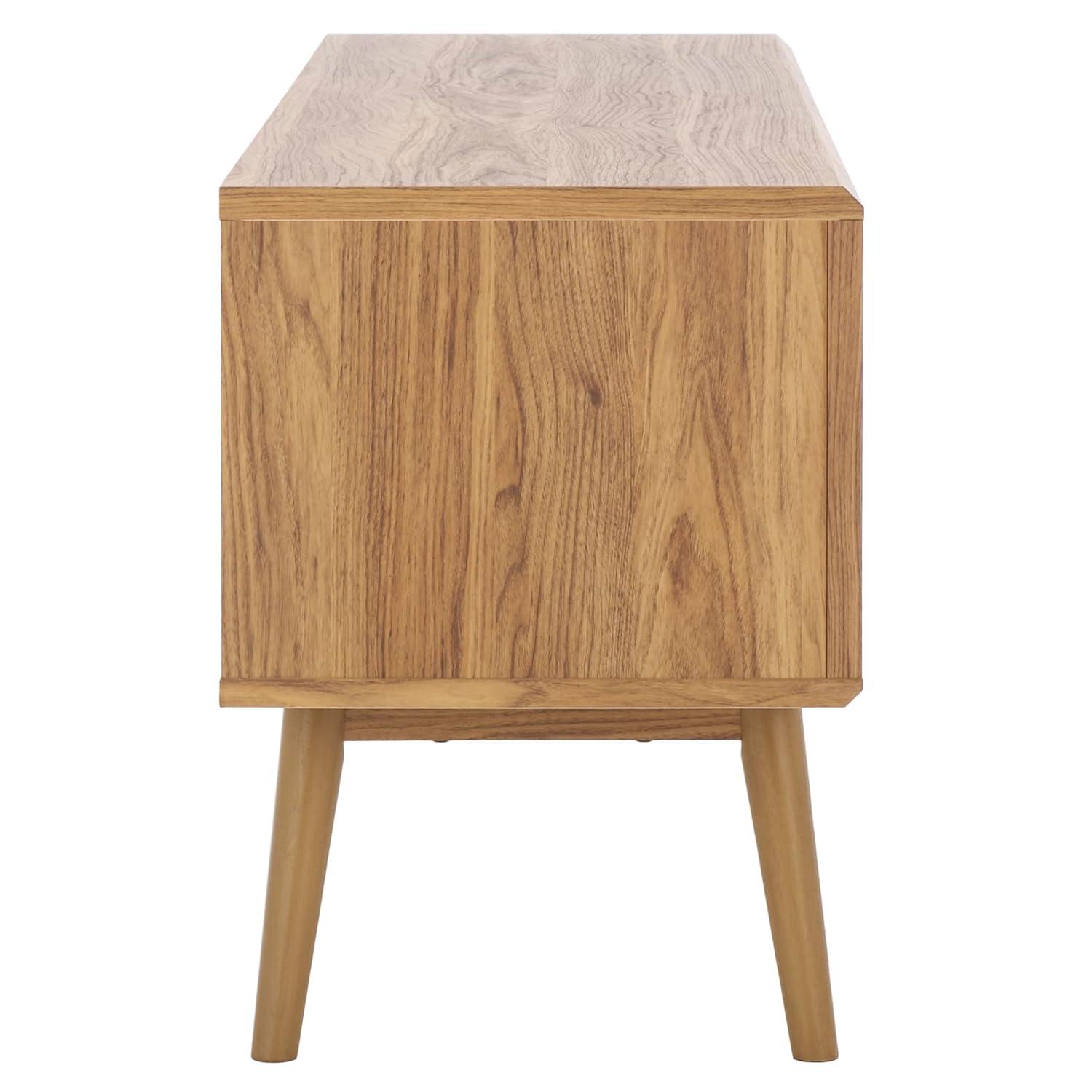 Aphra 2 Door 2 Shelf Media Stand - MED9624 - Oak - Safavieh