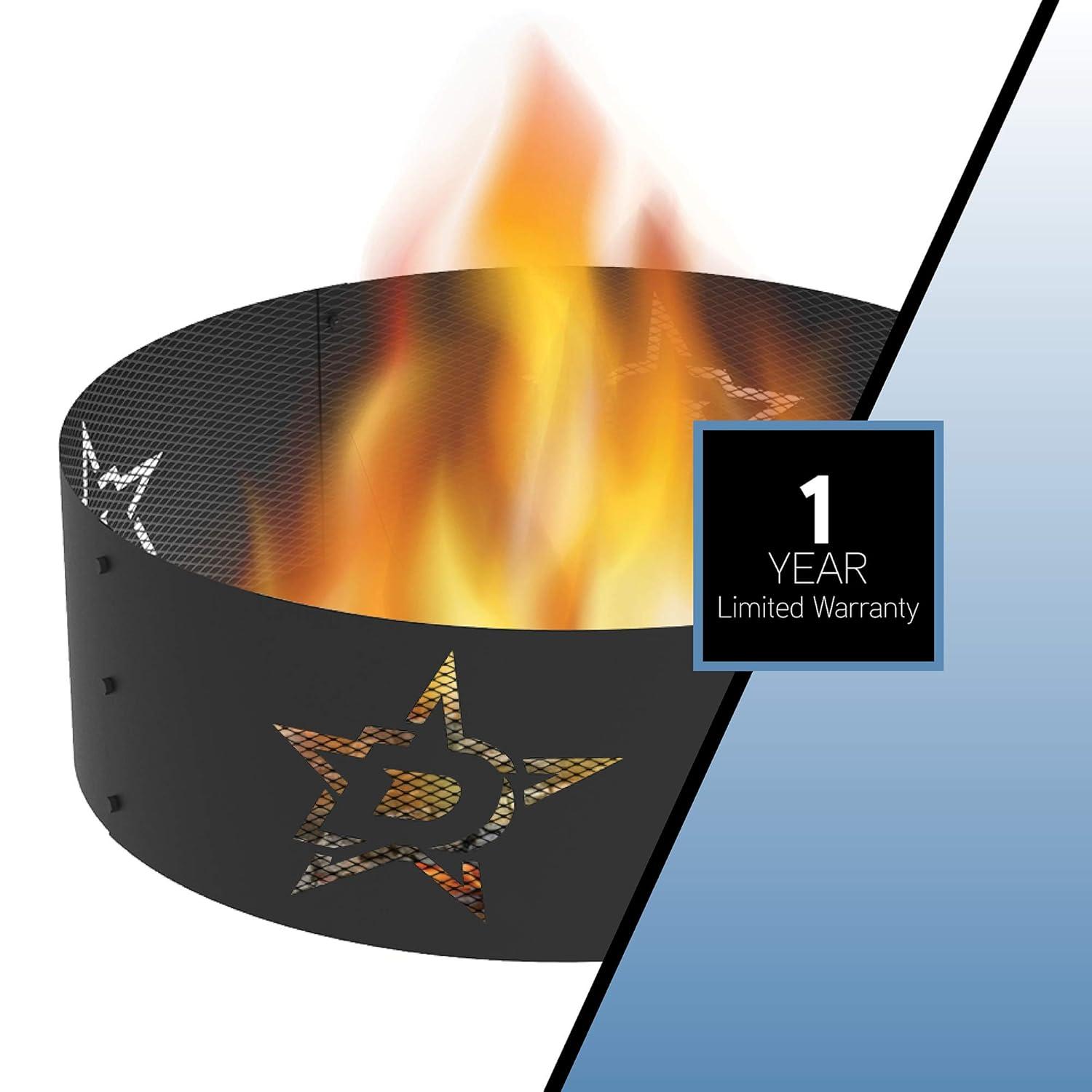 Blue Sky Outdoor Living NHL Steel Wood Burning Fire Ring