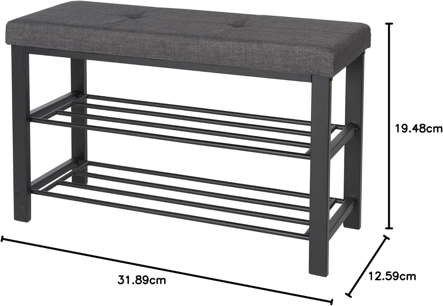 10 Pair Shoe Storage Bench