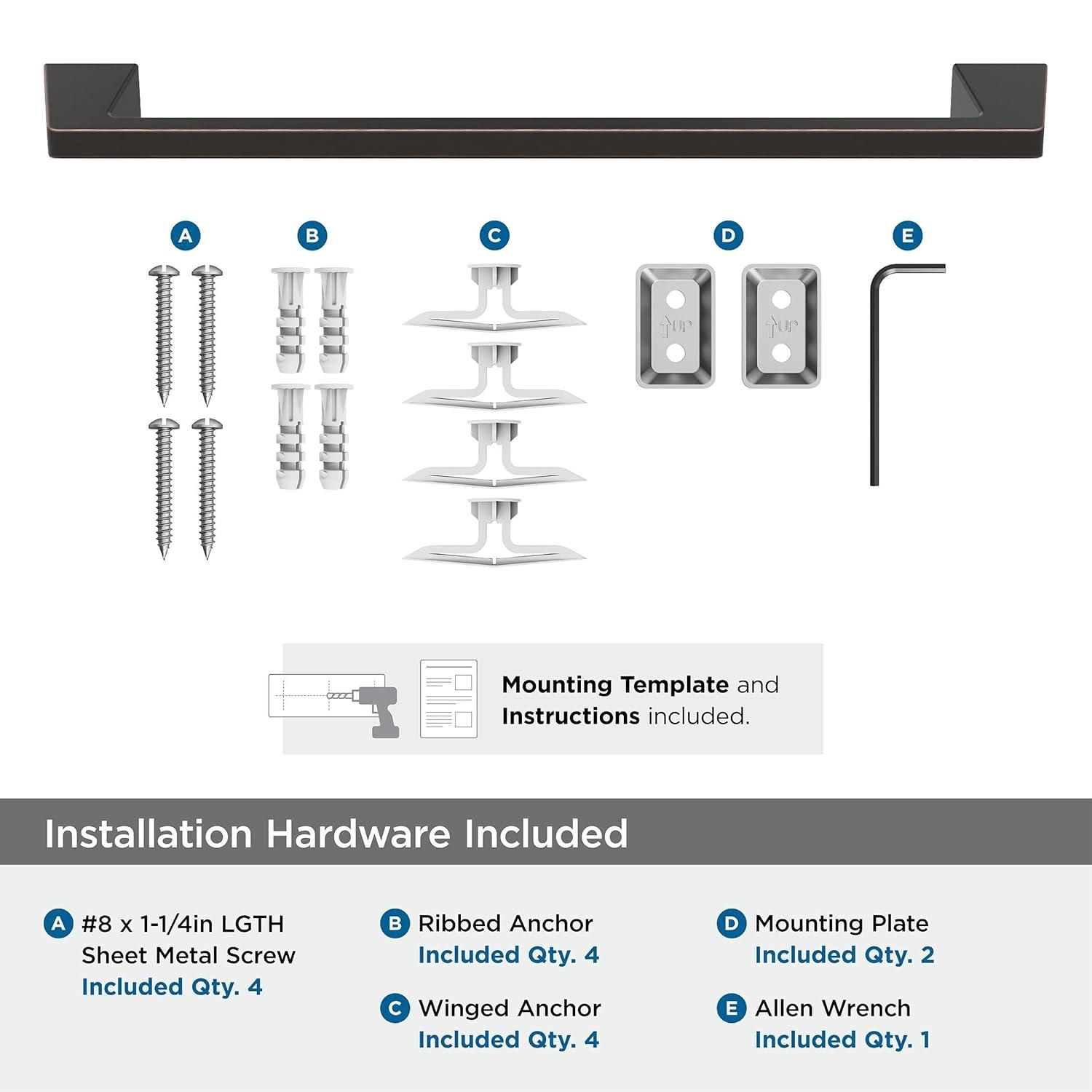Blackrock 19.87" Wall Mounted Towel Bar