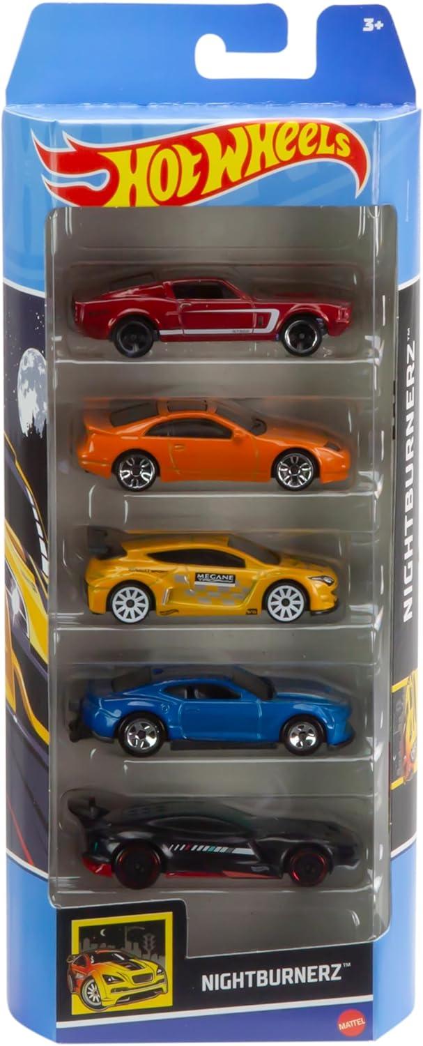 Hot Wheels Diecast  Cars -  5pk (Colors May Vary)