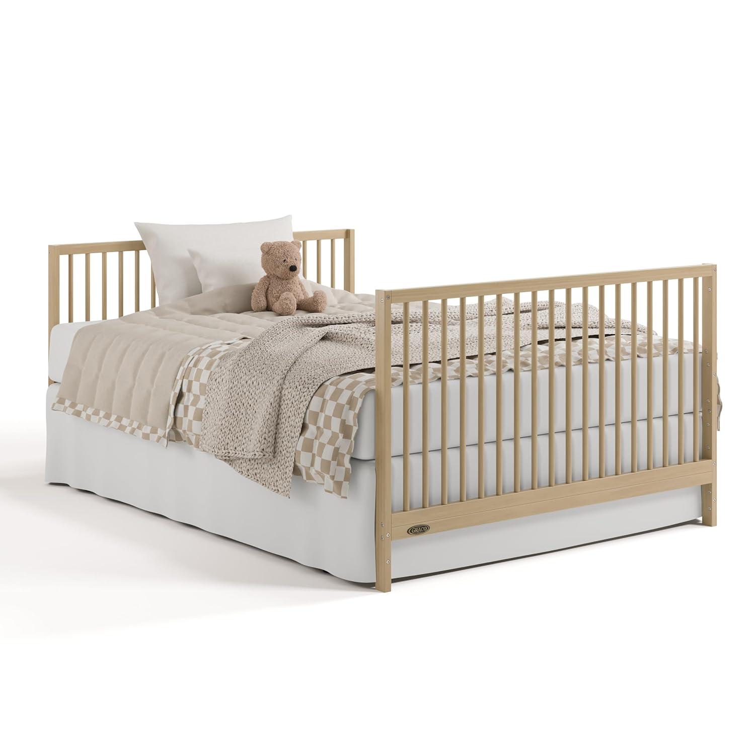 Teddi 4-in-1 Mini Convertible Crib with Mattress