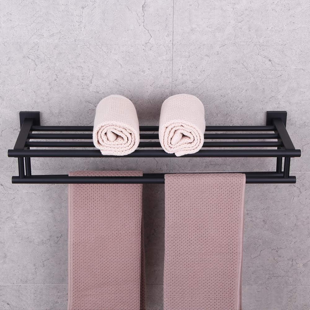 24" Bathroom Towel Rack Wall Mounted