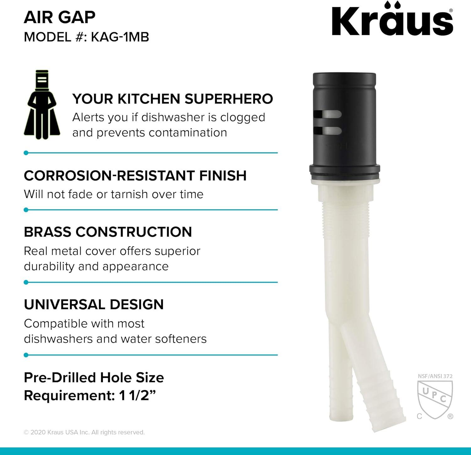 KRAUS Bolden Commercial Style 2-Function Single Handle Pull Down Kitchen Faucet