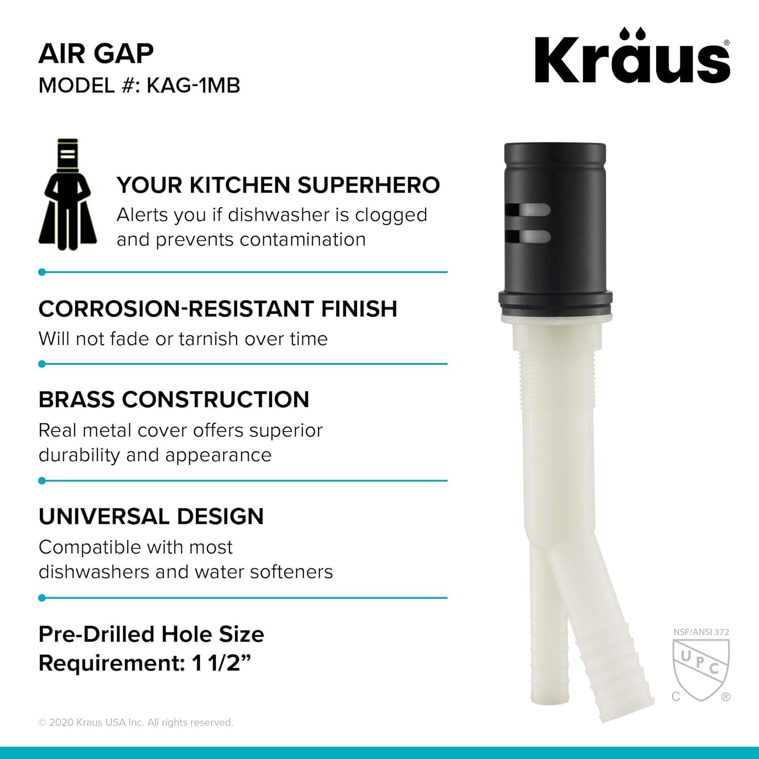 KRAUS Bolden Commercial Style 2-Function Single Handle Pull Down Kitchen Faucet