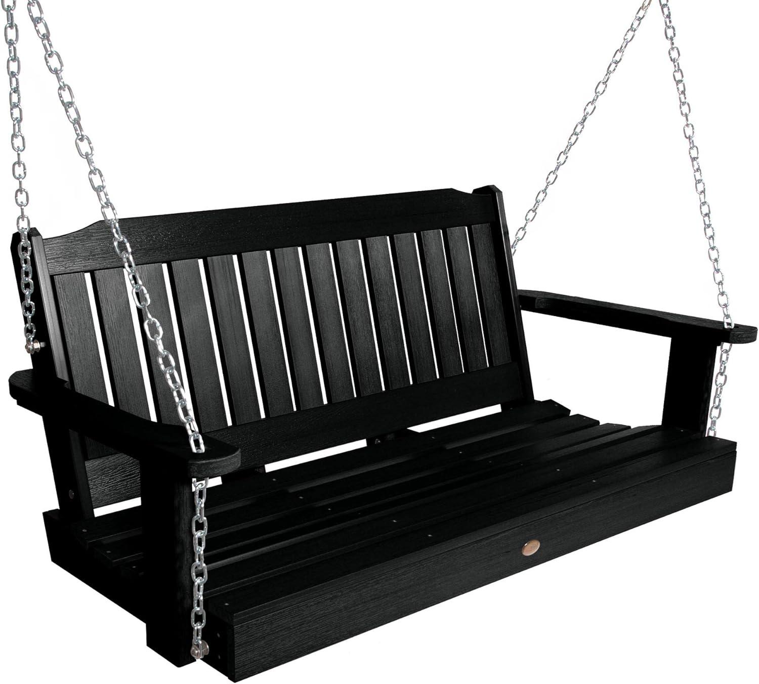 Highwood 4ft Lehigh Porch Swing - Outdoor, Eco-friendly, Synthetic Wood