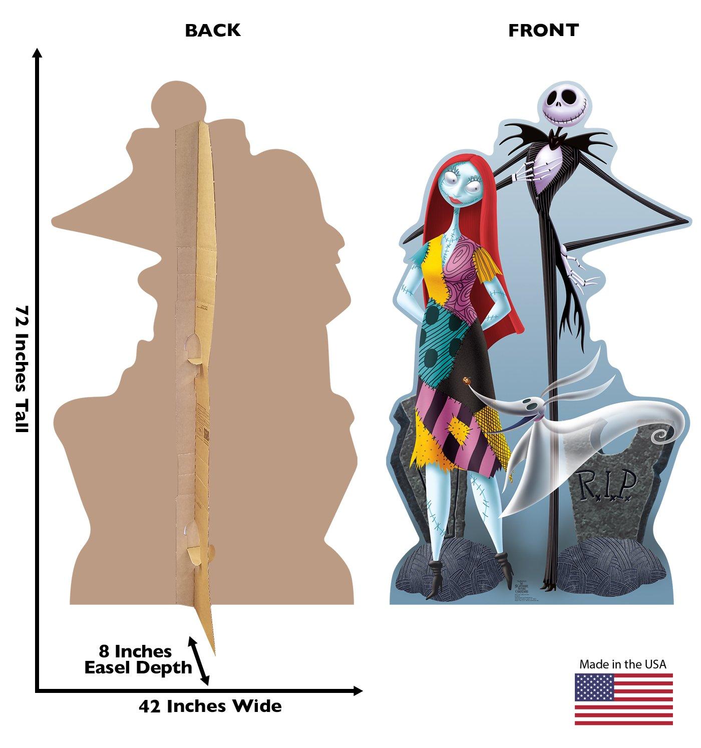 Advanced Graphics Nightmare Before Christmas - Jack, Sally and Zero Life-Size Cardboard Stand-Up