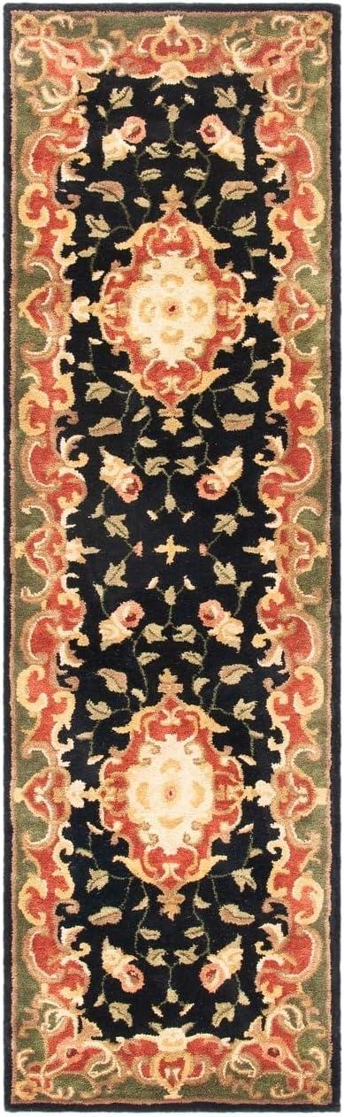 Classic CL234 Hand Tufted Accent Rug - Rust/Green - 2'x3' - Safavieh.
