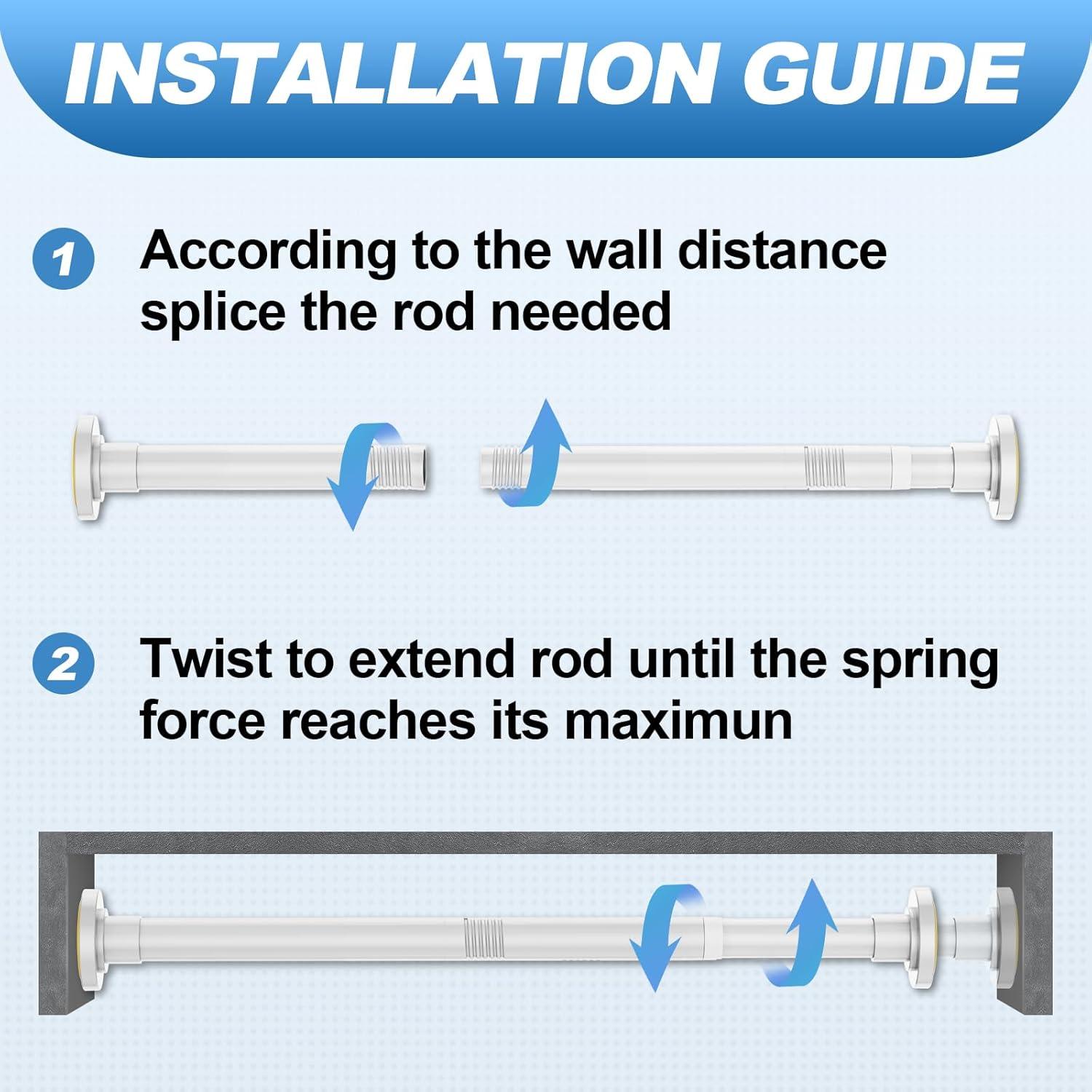 Shower Curtain Rod White