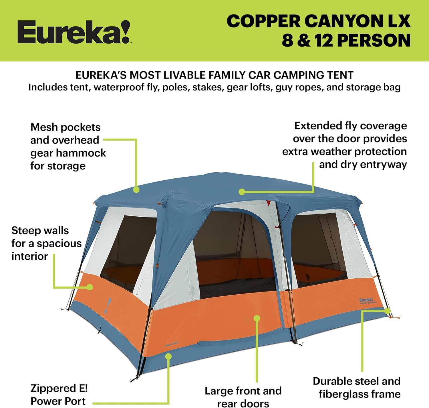 Eureka! Copper Canyon LX 8 Person Tent