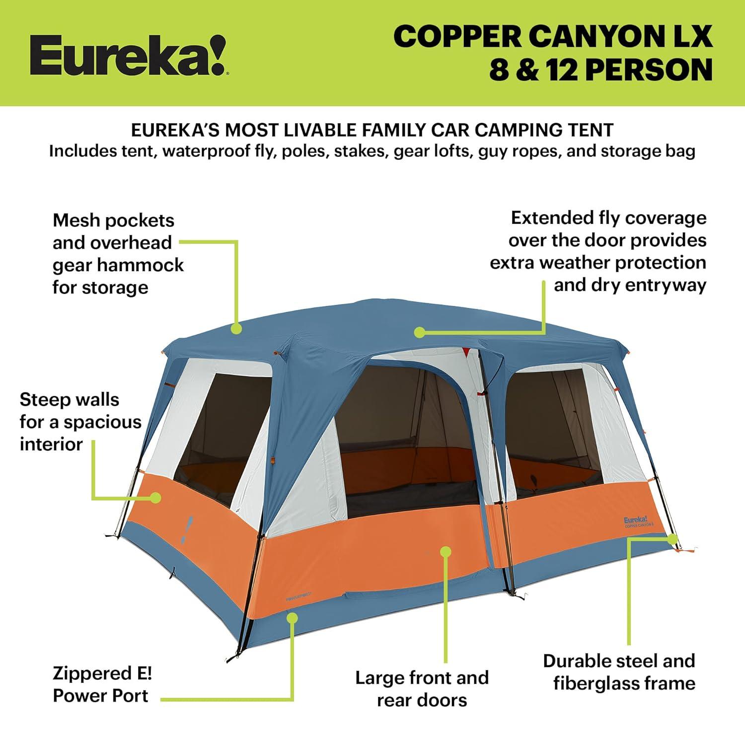 Eureka! Copper Canyon LX 8 Person Tent