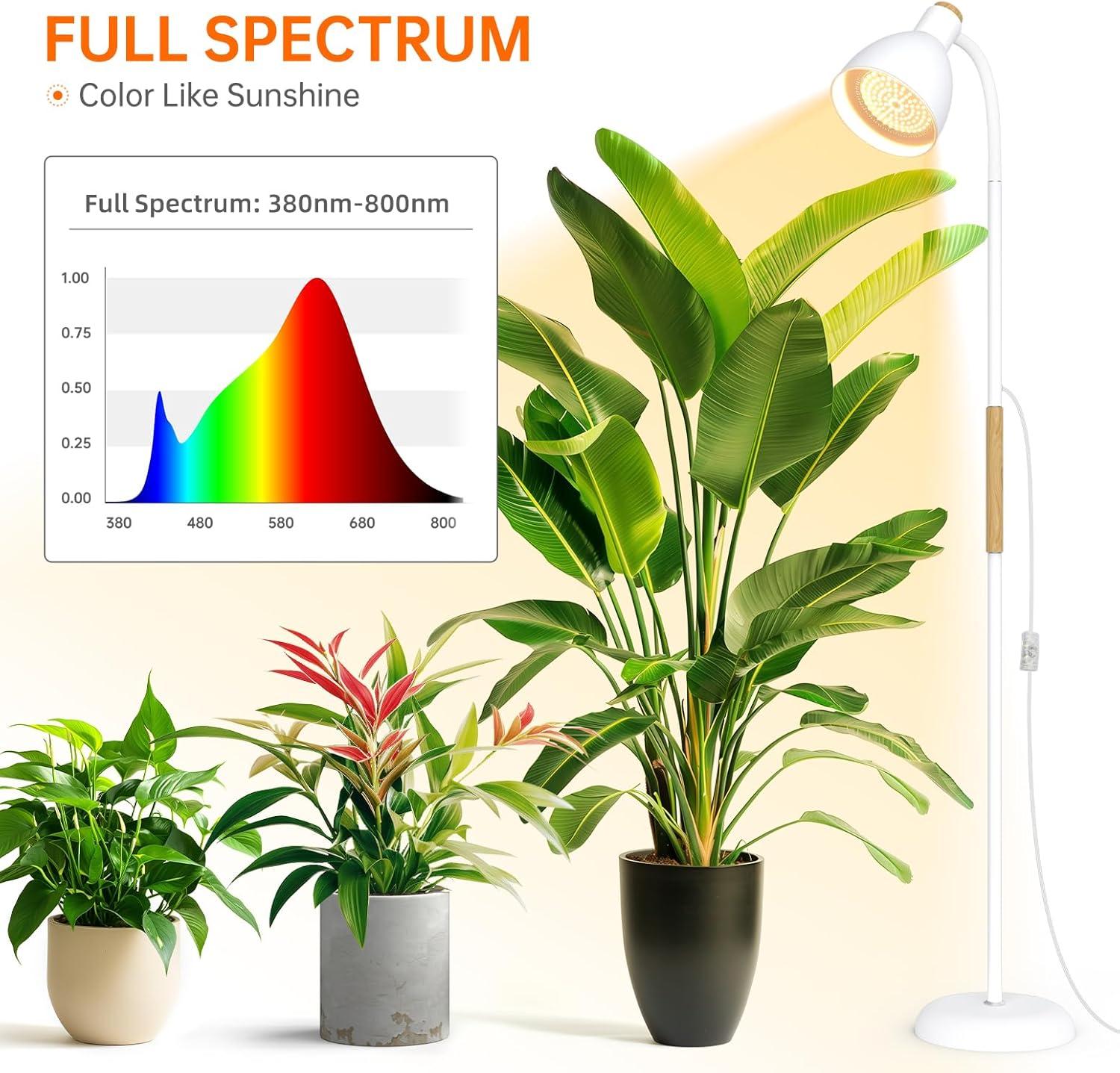 Floor Grow Lights For Indoor Plants Full Spectrum