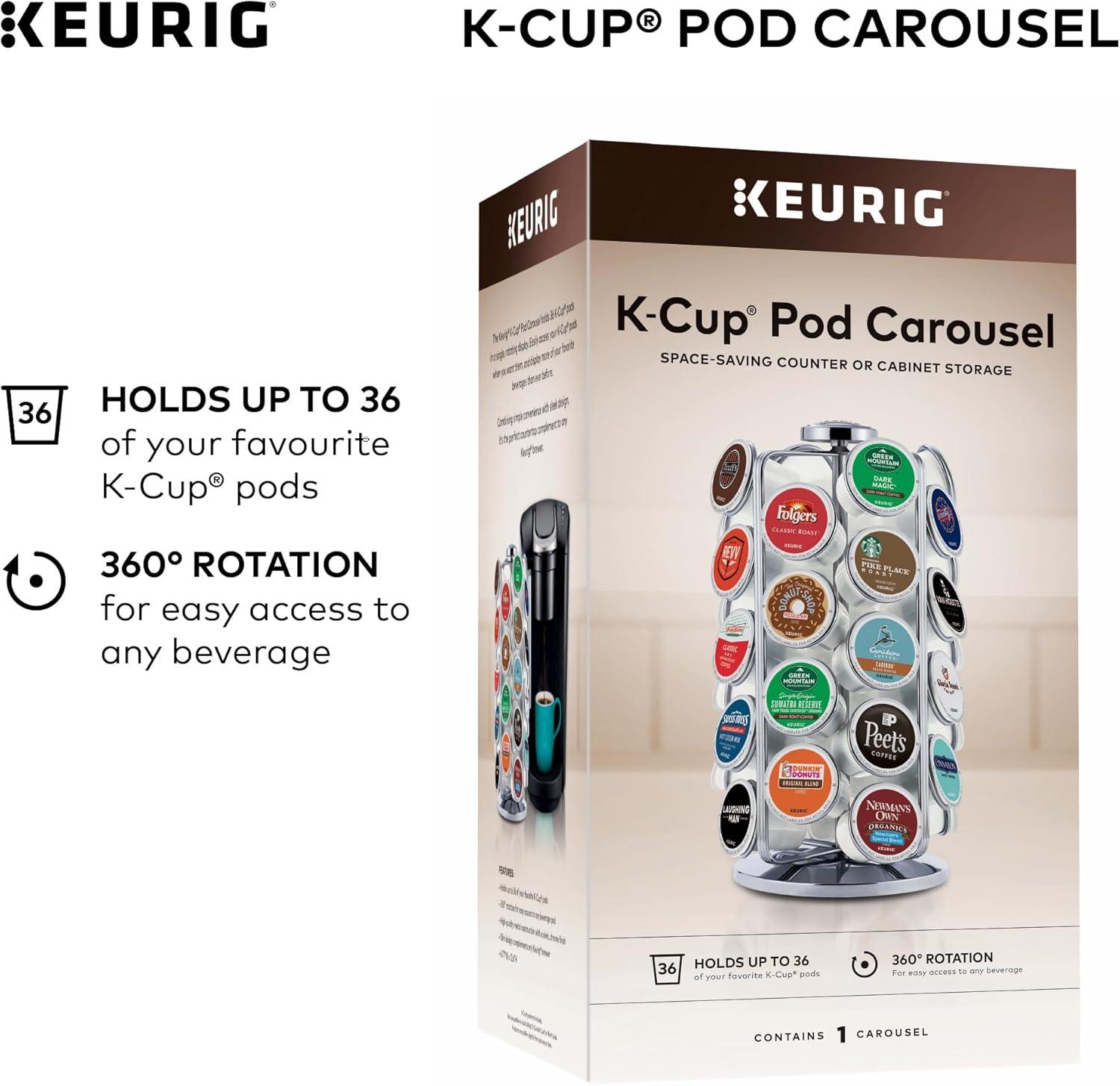 Keurig Keurig Coffee Pod Storage Carousel, Holds 36 K-Cup Pods