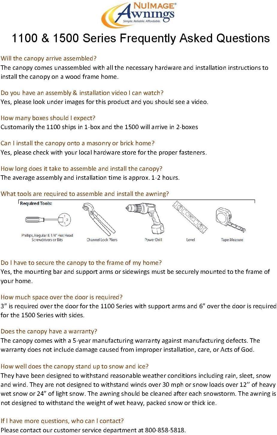 4 ft. 1500 Series Door Canopy Aluminum Fixed Awning (12 in. H x 42 in. D) in Black