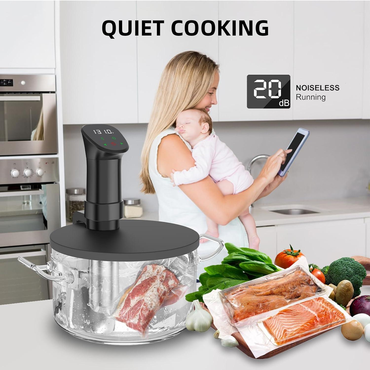 Stainless Steel Digital Touch Sous Vide Cooker Kit