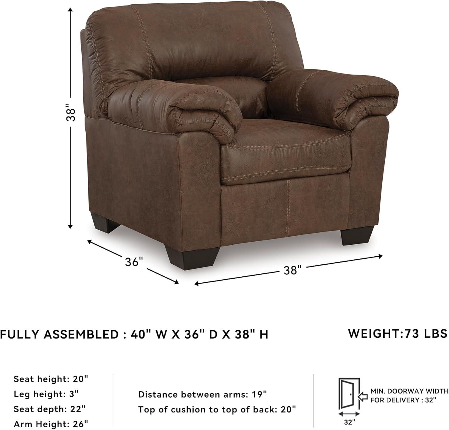 Antolin Faux Leather Armchair