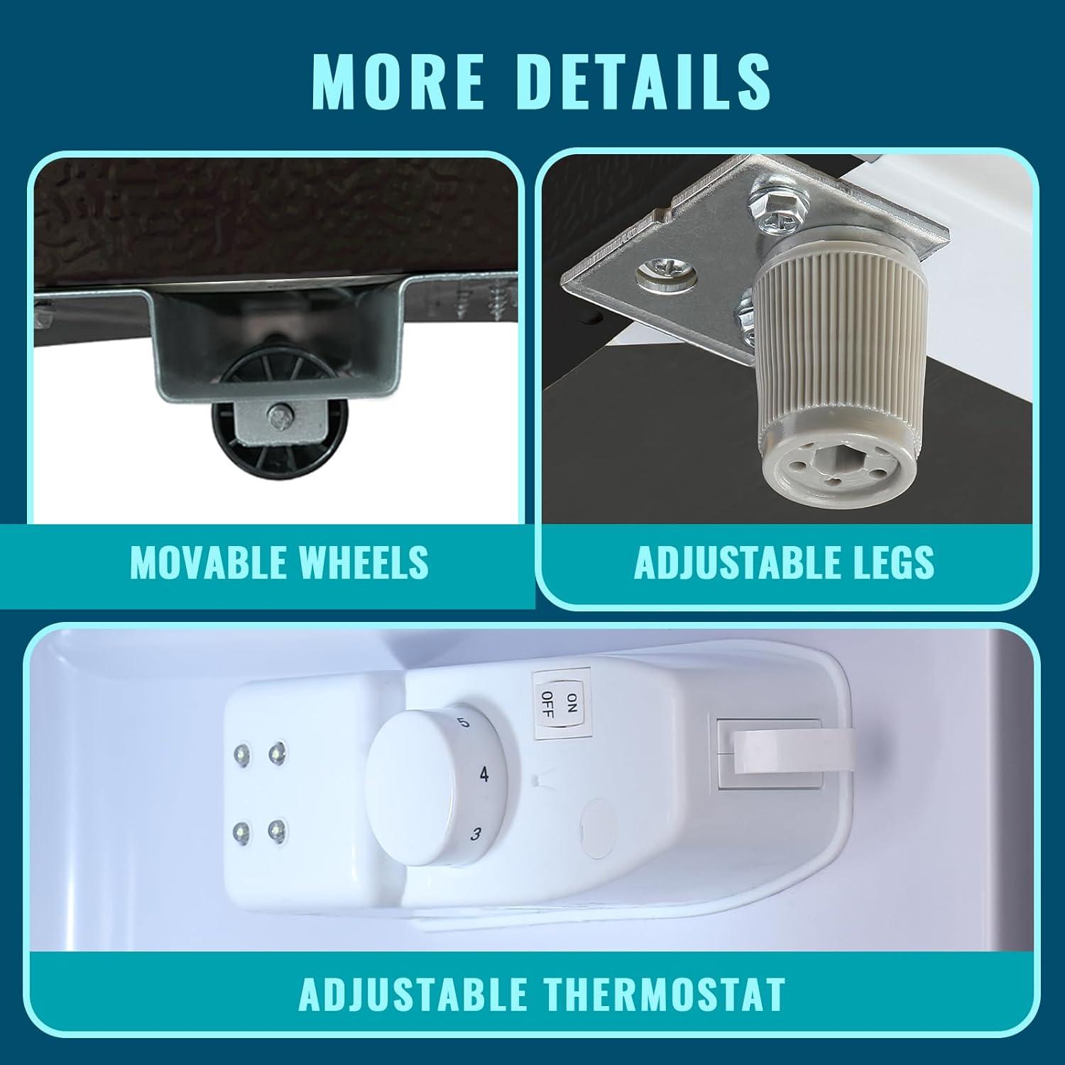 WANAI Compact Refrigerator 3.5 Cu.ft 2 Door Mini Refrigerator Adjustable Glass Shelves Refrigerator, Ideal for Apartment Dorm and Office, Yellow