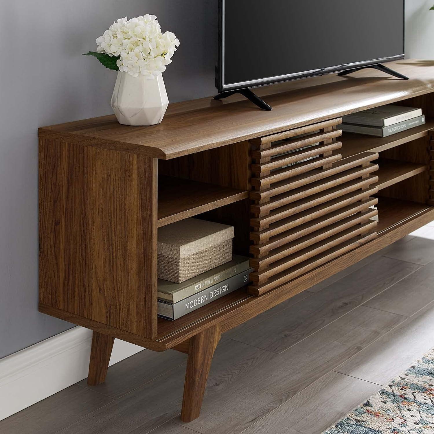 Render 71" Media Console TV Stand Walnut