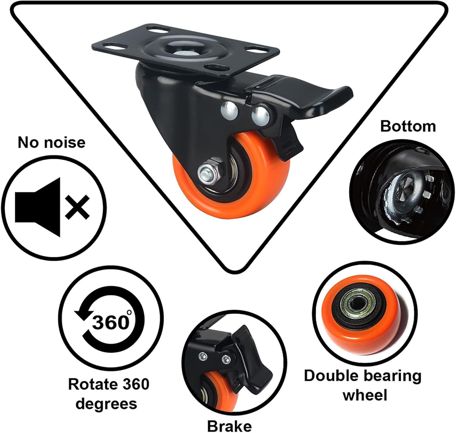 Swivel Plate Casters