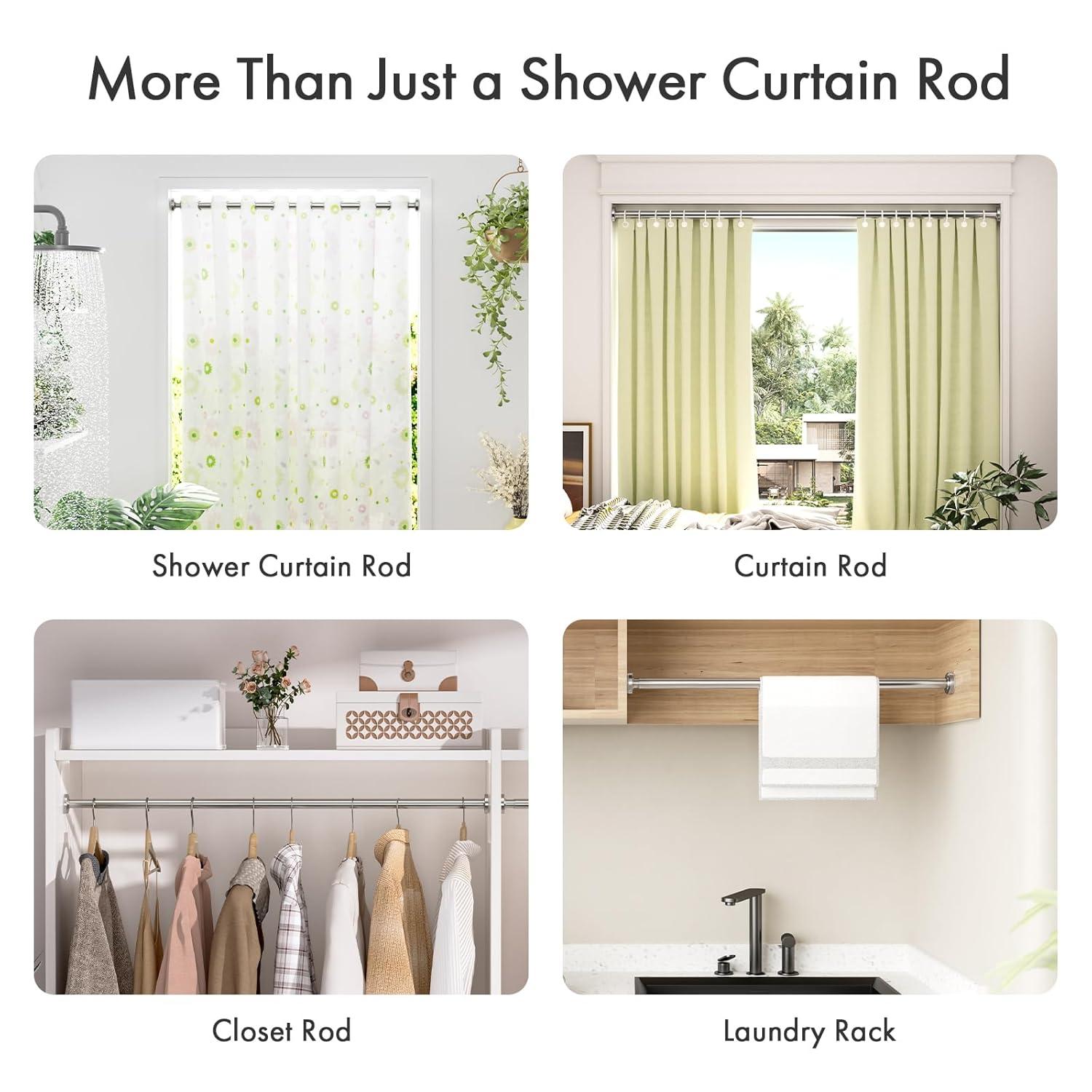 Tromay Heavy Duty Tension Shower Rod