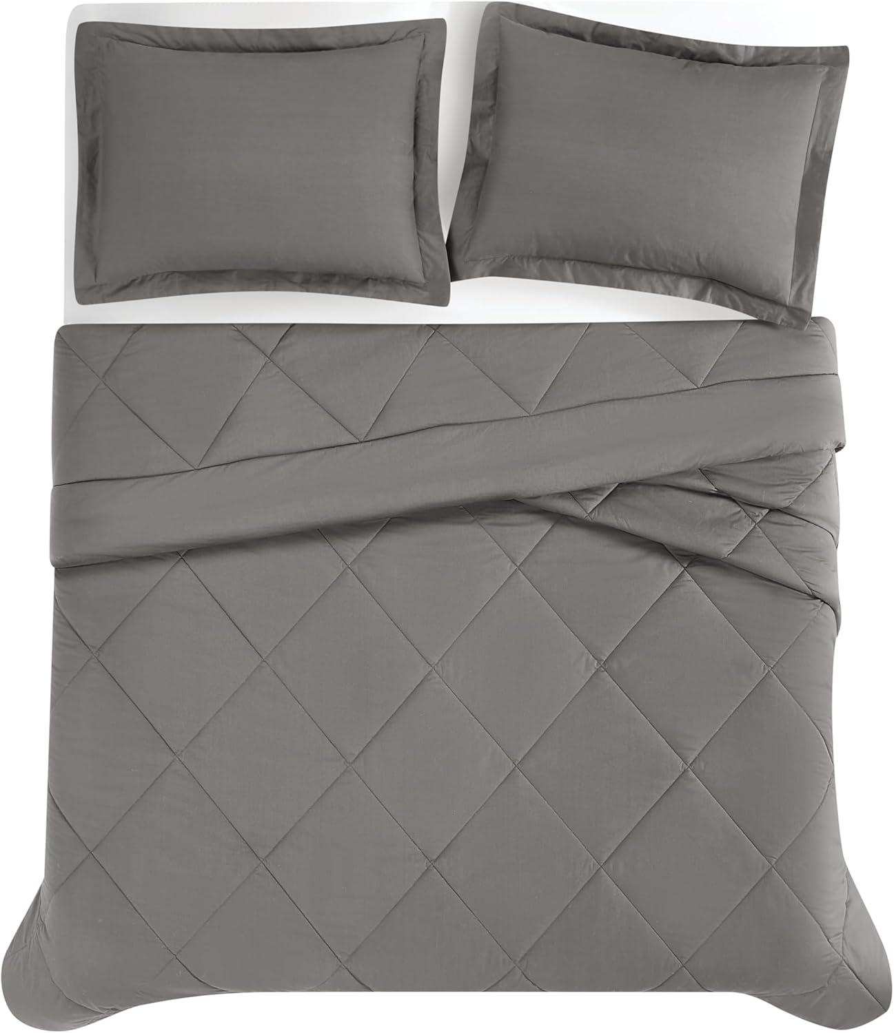 Bare Home Modern & Contemporary Organic Percale Duvet Cover Set