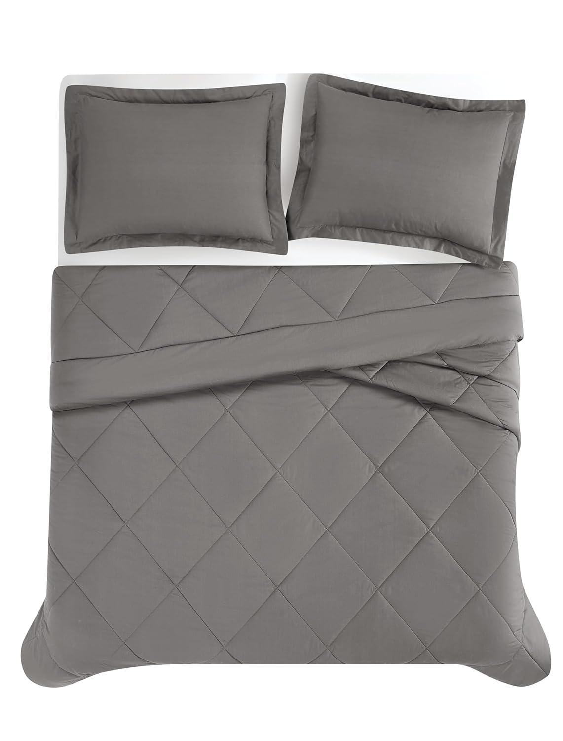 Bare Home Modern & Contemporary Organic Percale Duvet Cover Set