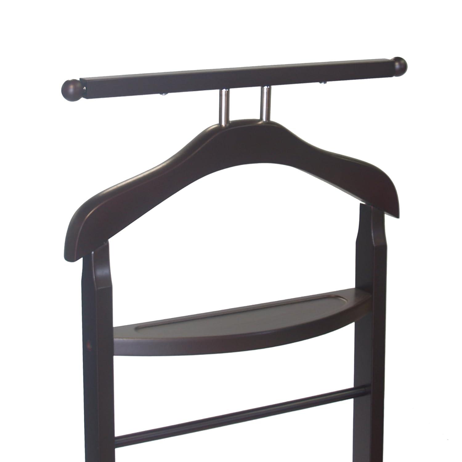 Knight Solid Wood Freestanding Valet Stand