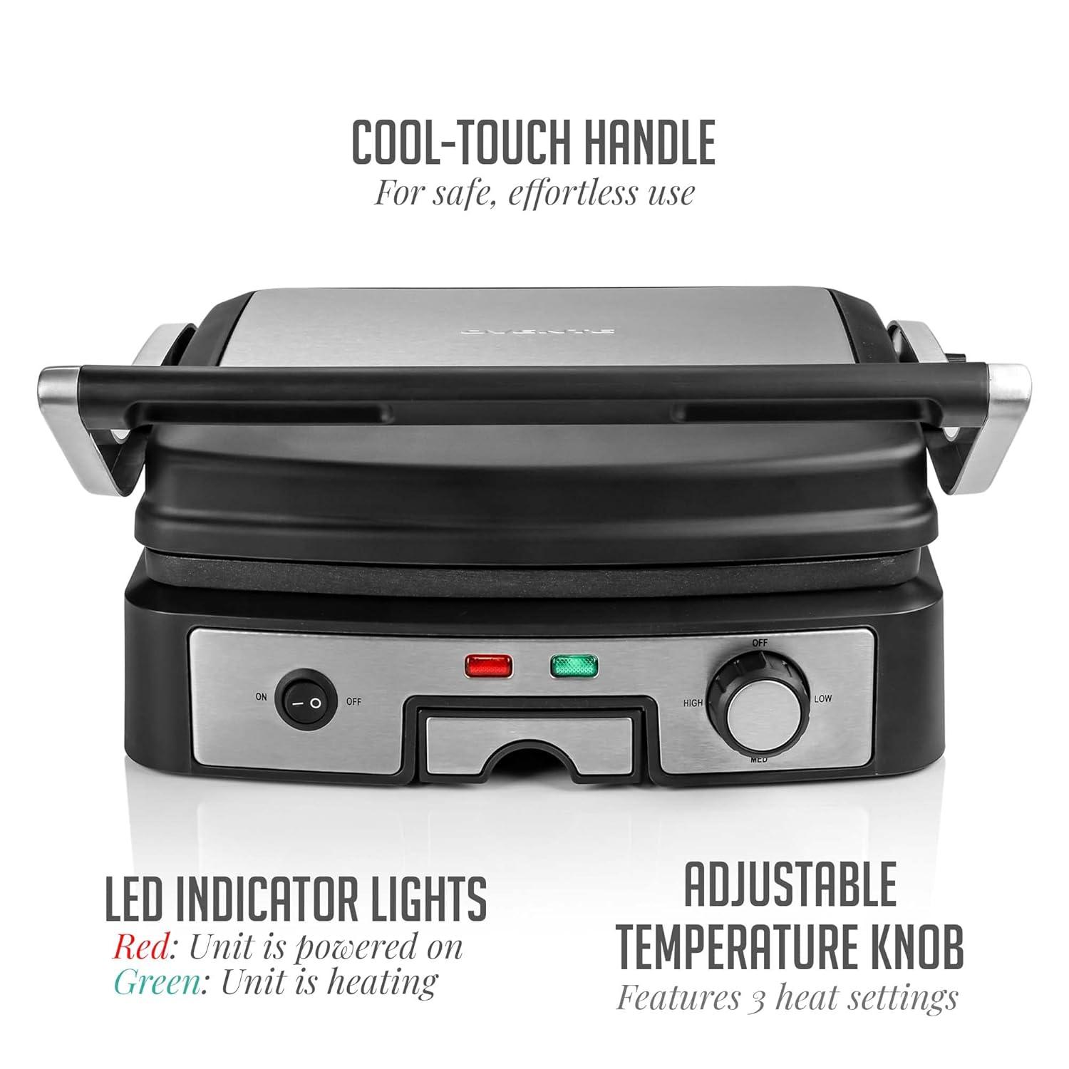 Ovente OVENTE Electric Panini Press Grill