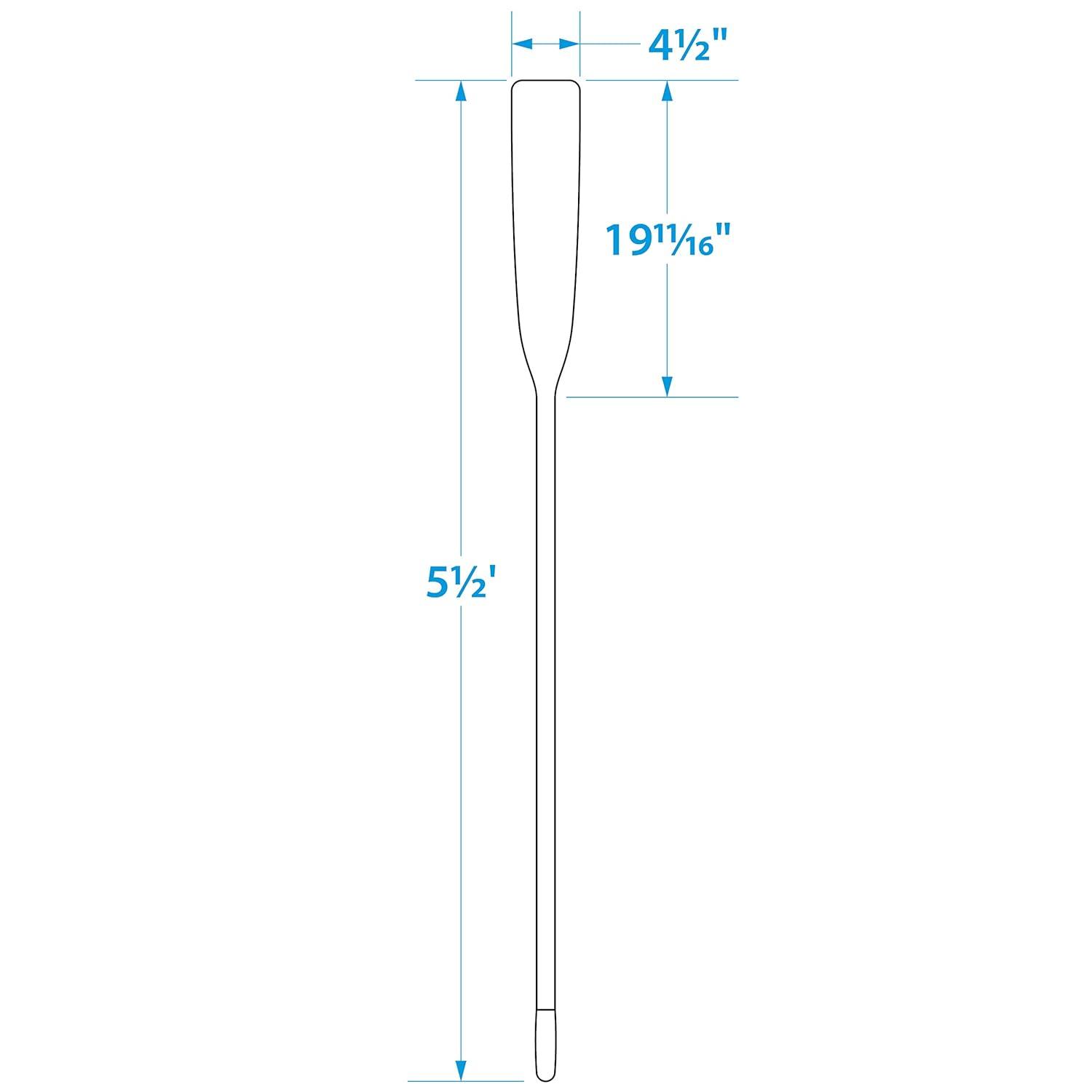 Seachoice Premium Varnished Oar with Comfort Grip
