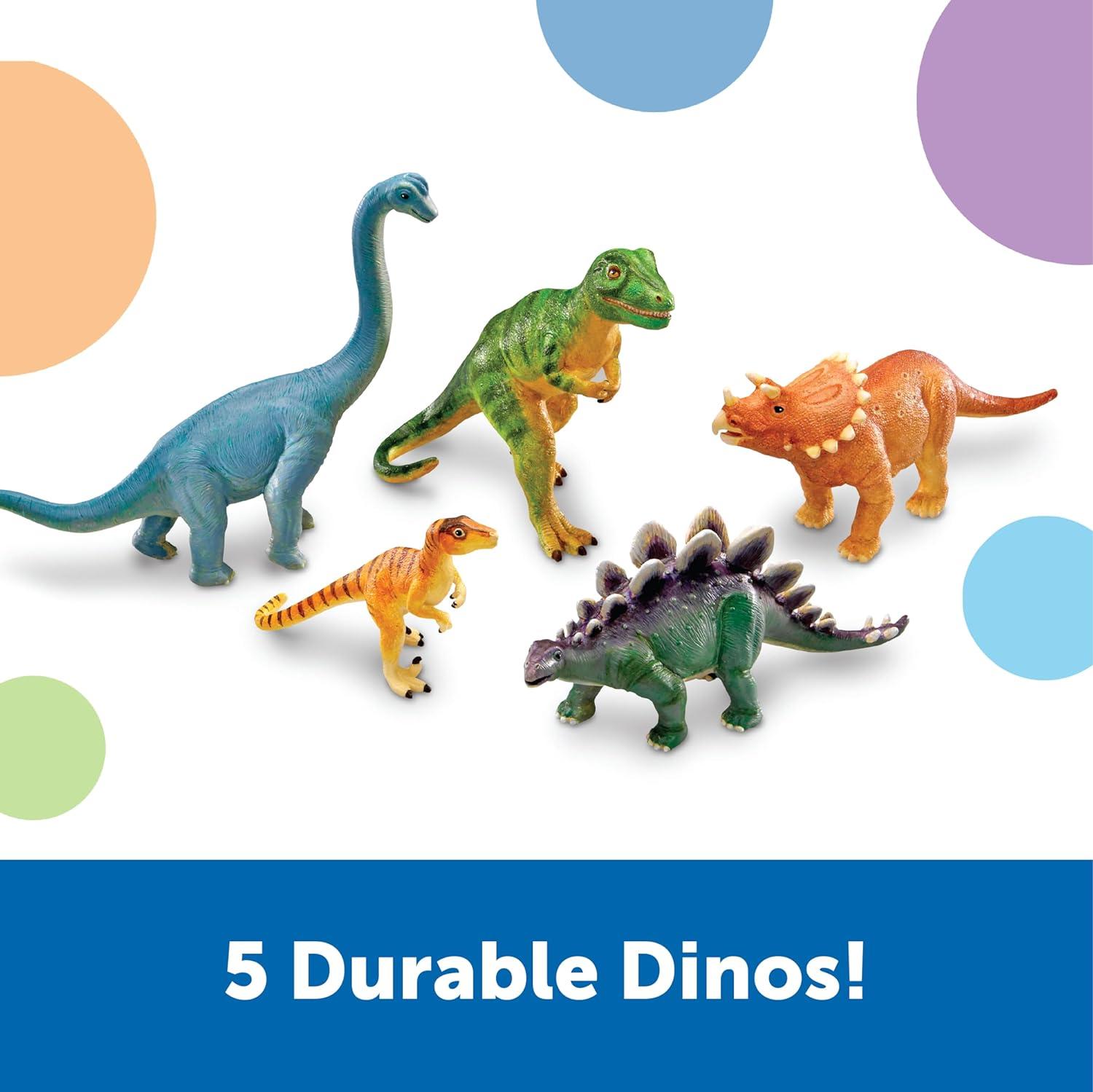 Learning Resources Jumbo Dinosaurs, Set Of 5