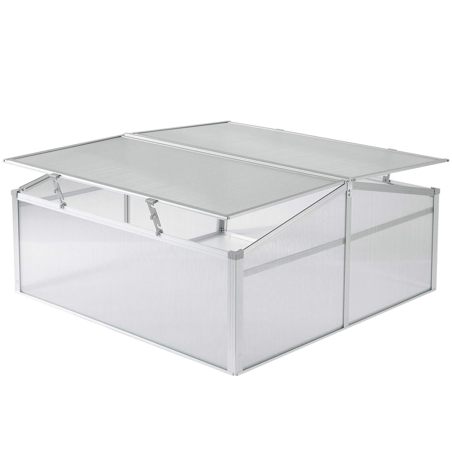Gardenised 39.37" W x 39.37" D Mini Greenhouse