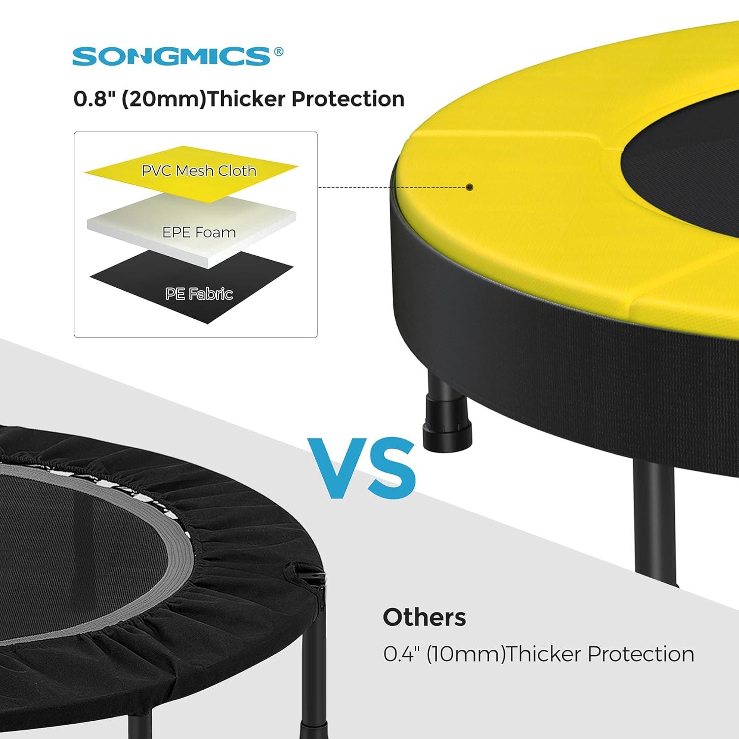 Trampoline for Kids,Toddler Trampoline for Indoor and Outdoor, 36"