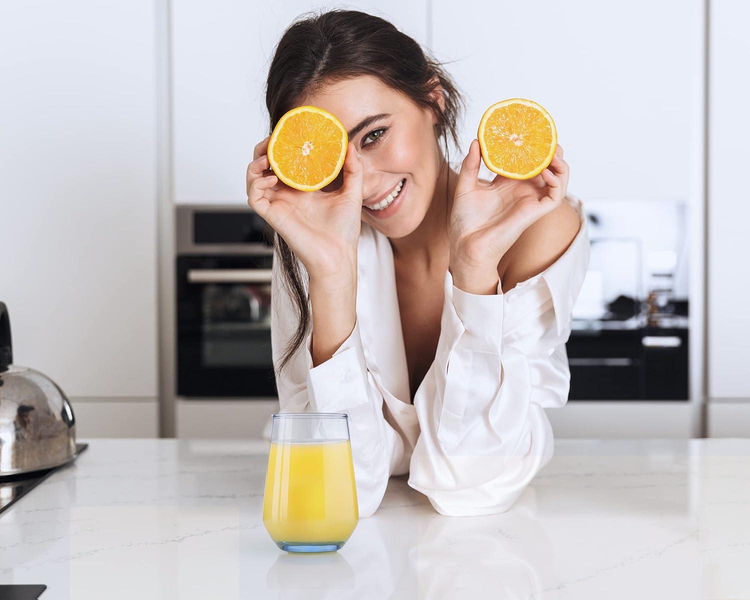 Orren Ellis Add Color - A Fresh Design For Your Barware With T 13oz. Stemless Wine Glass Set (Set of 6)