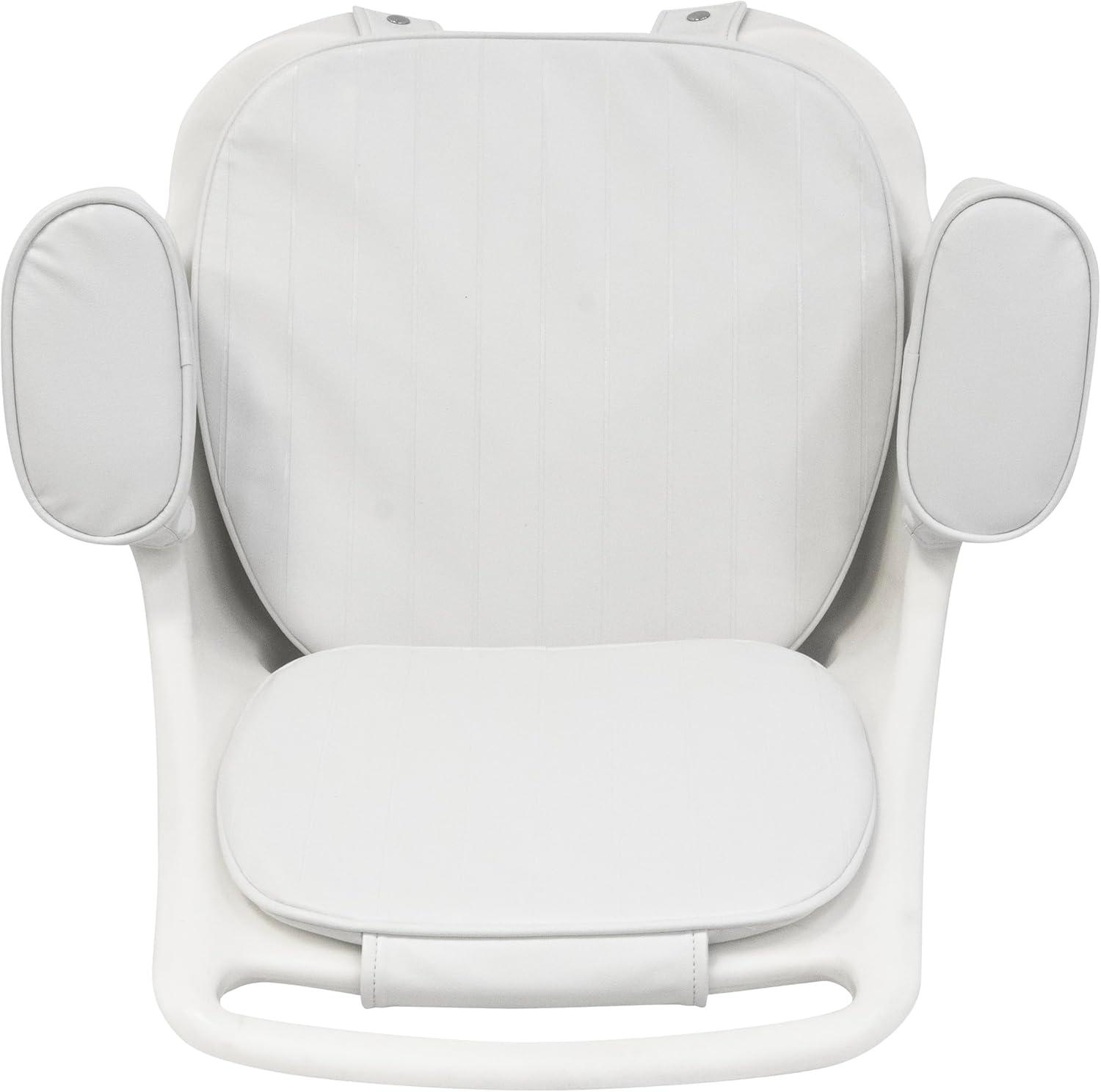 Wise 8WD1007-3-710 Captain's Chair with Cushion Set and Mounting Plate Boat Seats