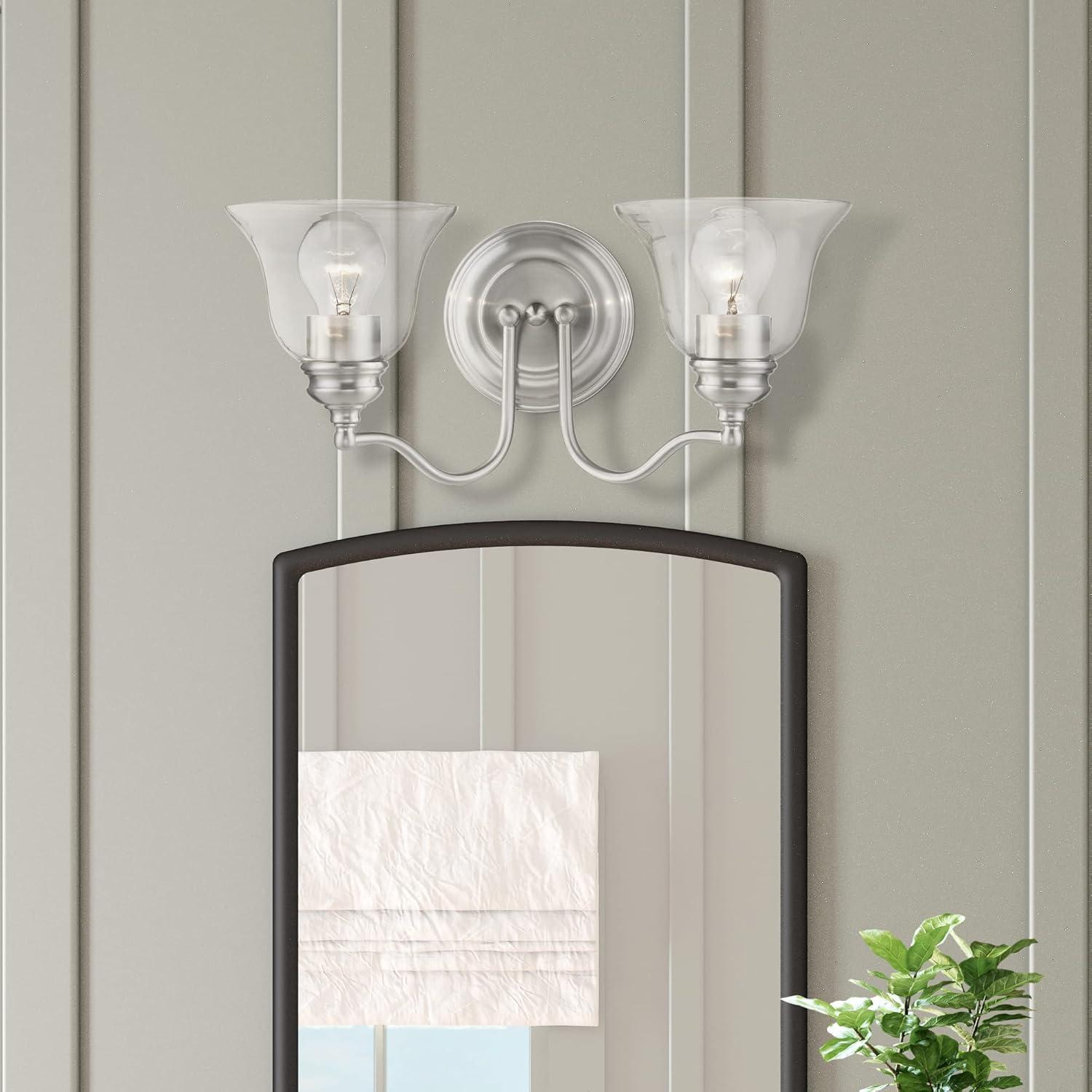 Livex Lighting Moreland 2 - Light Vanity in  Brushed Nickel