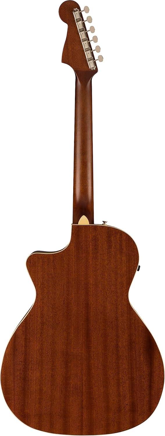 Fender Newporter Player Auditorium Size Acoustic Electric Guitar, Natural
