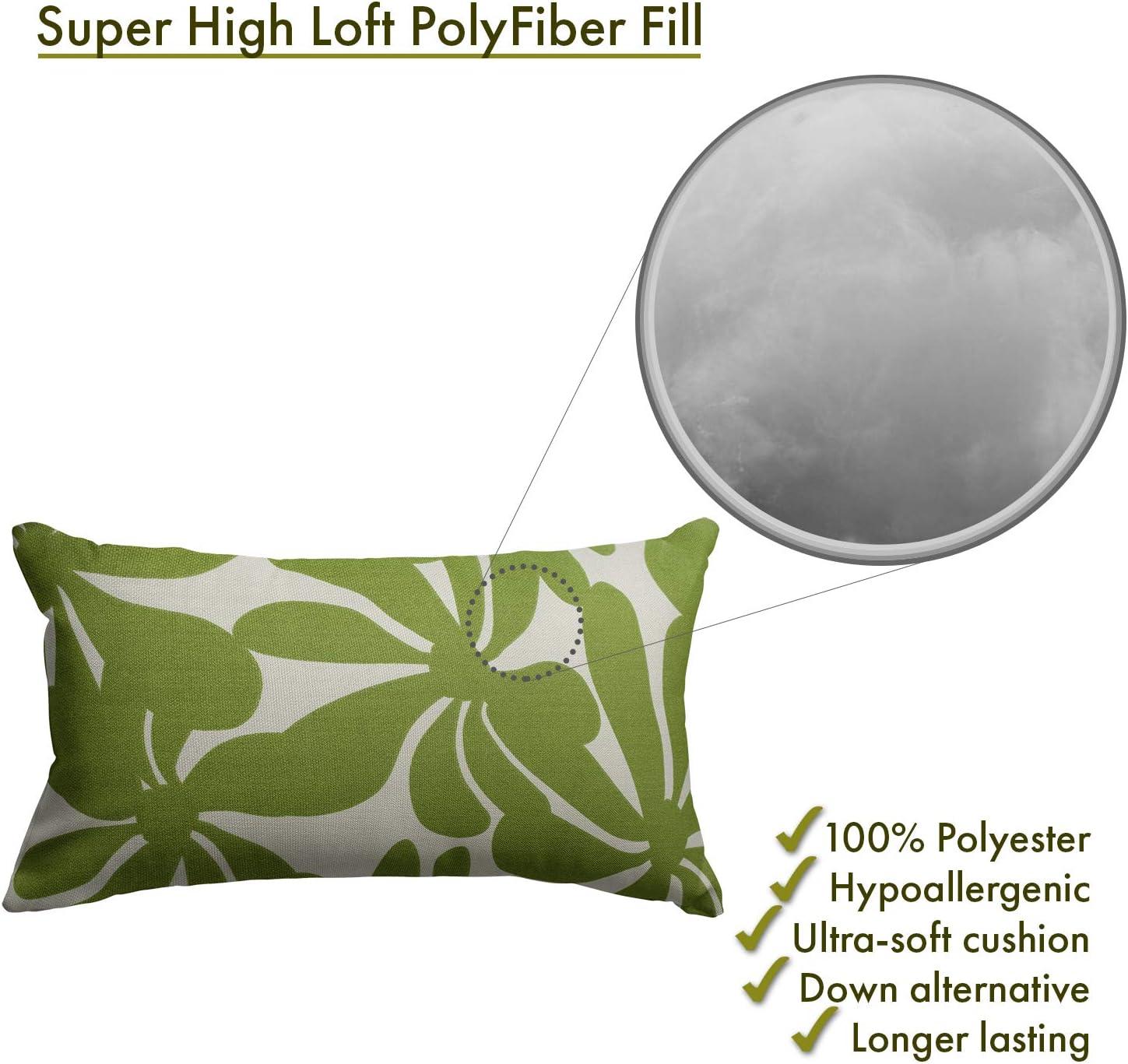Plantation Floral Indoor/Outdoor Reversible Throw Pillow