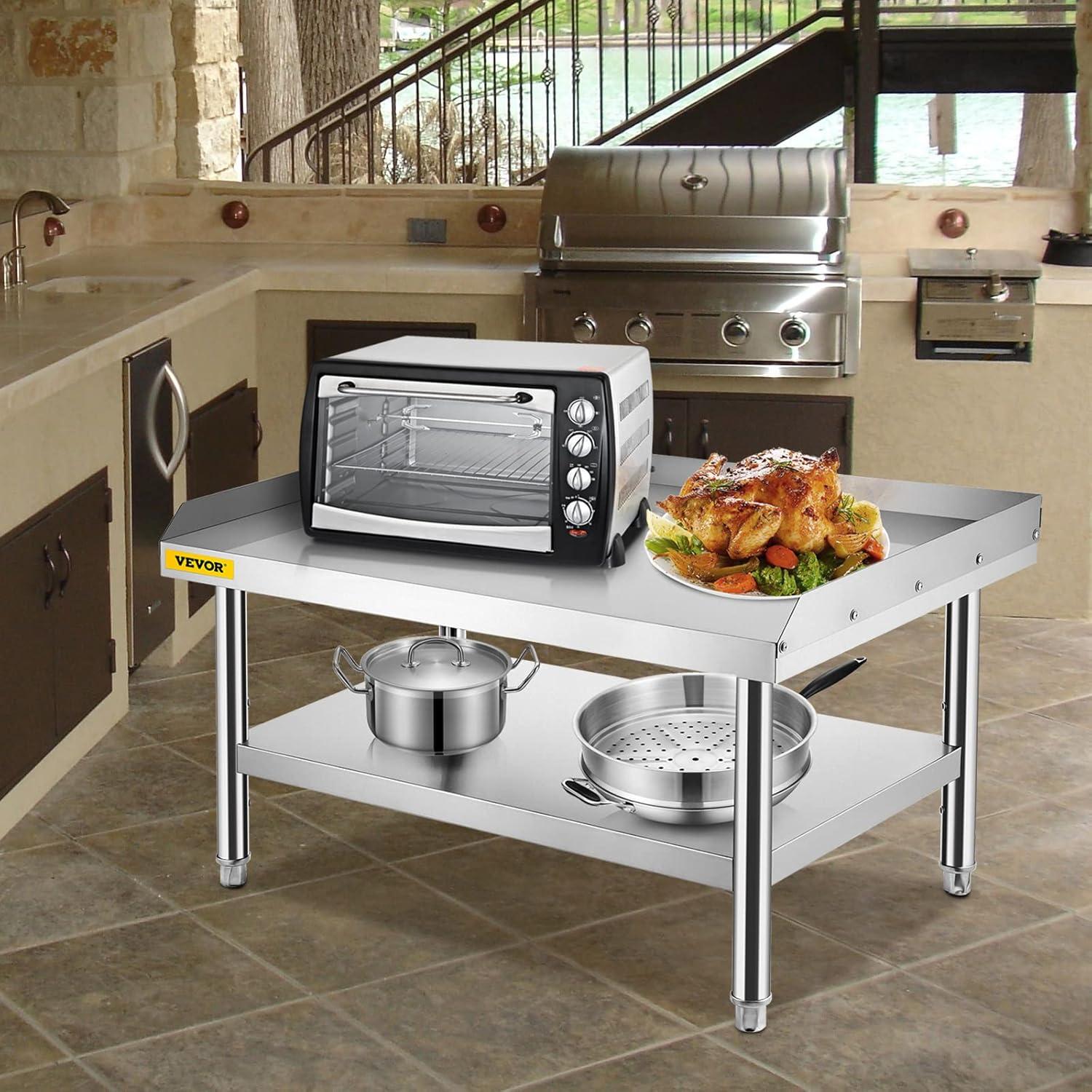 VEVOR VEVOR Stainless Steel 24'' H Work Table