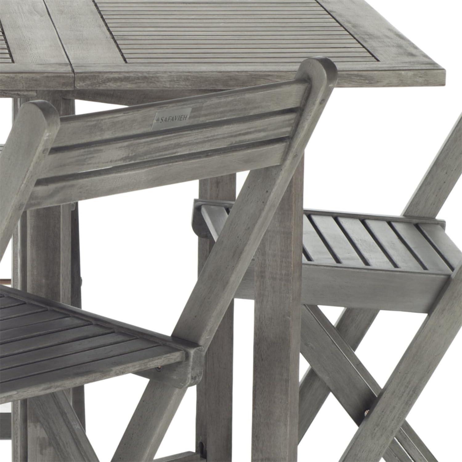 Arvin Table And 4 Chairs - Outdoor - PAT7001 - Natural - Safavieh