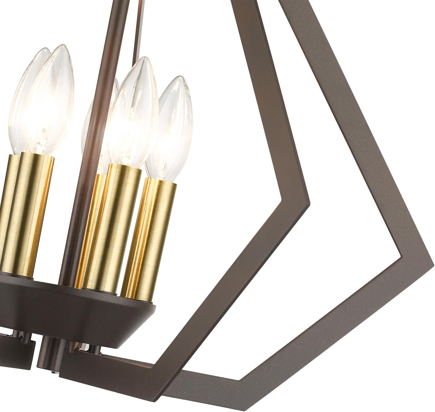 Livex Lighting - Prism - 5 Light Chandelier in Contemporary Style - 20 Inches