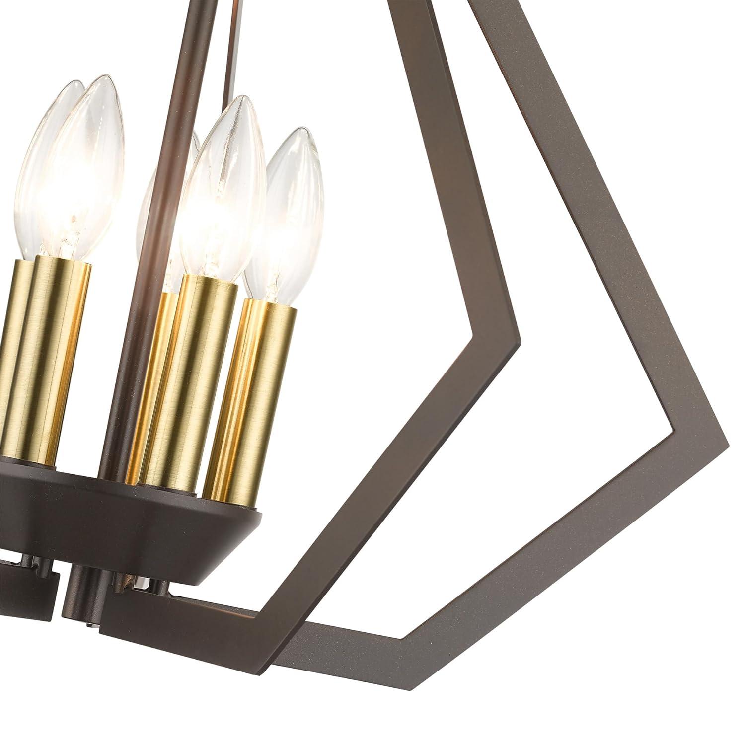 Livex Lighting Prism 5 - Light Chandelier in  Black