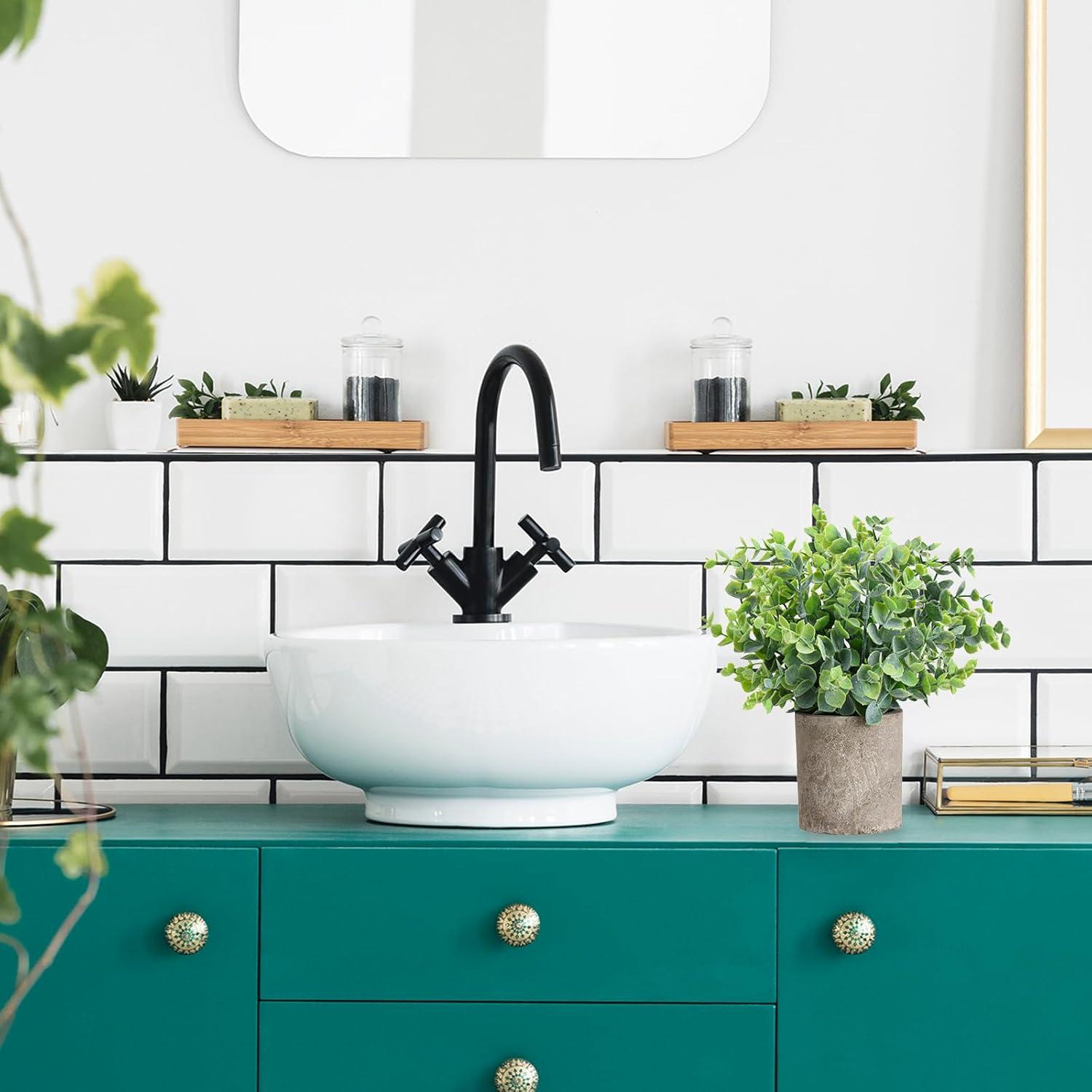 Artificial Plants 3 Pack Mini Fake Hanging with Macrame Plant Hangers Decorative Faux Greenery Decor for Shelves Wall Kitchen Farmhouse Bathroom Home Office