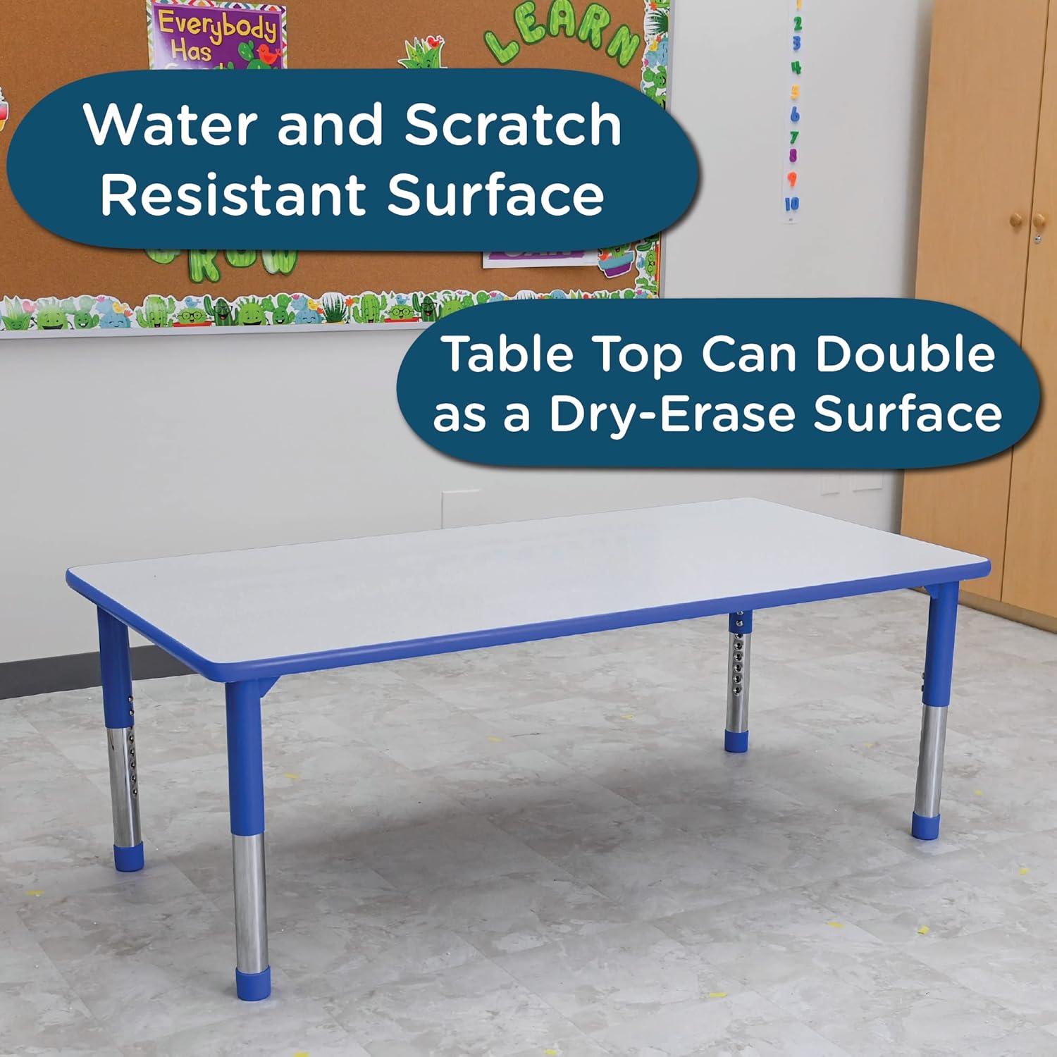 Children's Factory AS WE GROW Rectangular Adjustable Table